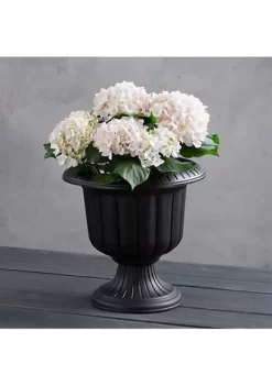 Novelty Outdoor Classic Urn, Flower Planter/Pot, Plastic, Black, 14" (Pack of 1) -Gardener Select Shop Belk 110