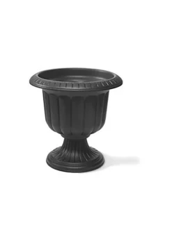 Novelty Outdoor Classic Urn, Flower Planter/Pot, Plastic, Black, 14" (Pack of 1) -Gardener Select Shop Belk 112