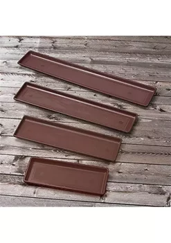 Novelty Plastic Flower Box Tray - 18" Brown -Gardener Select Shop Belk 143