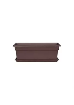 Novelty Plastic Flower Box Tray - 18" Brown -Gardener Select Shop Belk 144