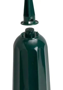 Novelty (#05011) Plastic Round Bottom Cemetery Vase, Green - 3" x 7" (Qty 1) -Gardener Select Shop Belk 155