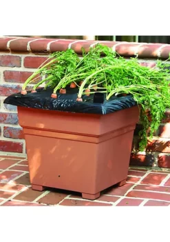 Novelty Earthbox Novelty 81755 Square Garden Kit, Terra Cotta, 18 x 18 x 15 inches -Gardener Select Shop Belk 201