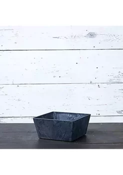 Novelty Ella Low Square Resin Planter/Flower Pot, Black, 12" 8 Novelty Ella Low Square Resin Planter/Flower Pot, Black, 12" -Gardener Select Shop Belk 209