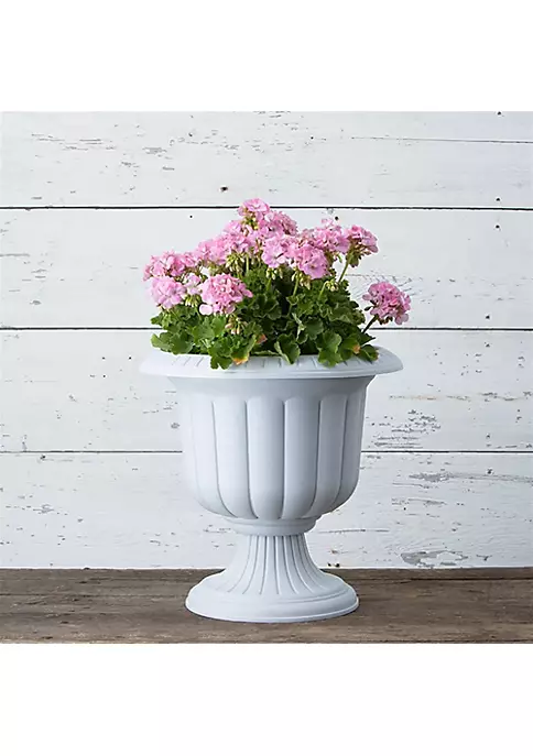 Novelty (#38196) Classic Urn Garden Pot/Planter, Plastic, Stone color - 19" 3 Novelty (#38196) Classic Urn Garden Pot/Planter, Plastic, Stone color - 19" - Image 3