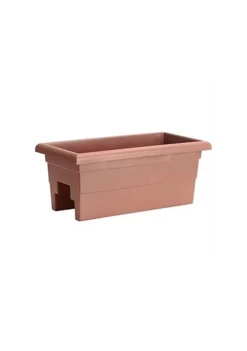 Novelty Countryside Railing Planter (#26245) Terra Cotta 24" -Gardener Select Shop Belk 235