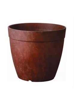 Novelty Manufacturing ArtStone Dolce Round Planter - Rust, 10"
