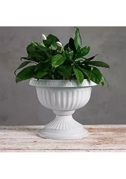 Novelty Poly Grecian Urn, Flower Pot/Planter, Plastic, Stone Color, 18" 9 Novelty Poly Grecian Urn, Flower Pot/Planter, Plastic, Stone Color, 18" -Gardener Select Shop Belk 242