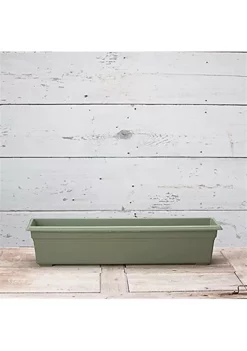 Novelty Countryside Flower Box, 30 Inch, Sage -Gardener Select Shop Belk 259