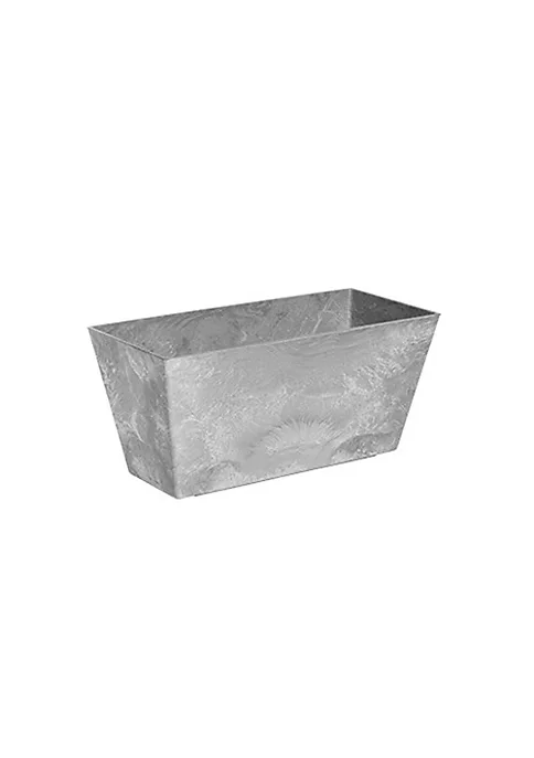 Novelty Artstone Ella Flower Box, Grey, 14.5 Inch 4 Novelty Artstone Ella Flower Box, Grey, 14.5 Inch - Image 4