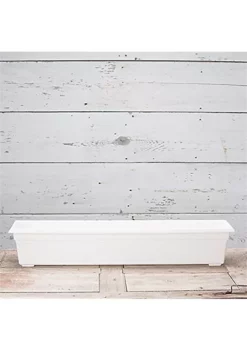 Novelty (#16362) Countryside Flower Box Planter, White - 36" -Gardener Select Shop Belk 269