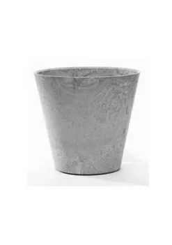 Novelty Artstone Nappa Round Self-Watering Planter, Grey - 8 Inch -Gardener Select Shop Belk 274