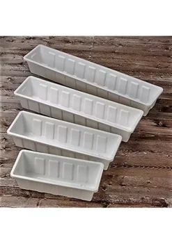 Novelty Polypro Plastic Flower Box Liner, 36 White -Gardener Select Shop Belk 289