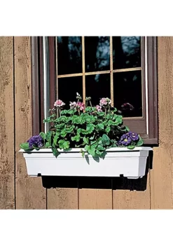 Novelty (#16302) Countryside Flower Box Planter, White - 30" 10 Novelty (#16302) Countryside Flower Box Planter, White - 30" -Gardener Select Shop Belk 325