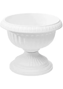 Novelty Grecian Urn Planter, White 12 inch