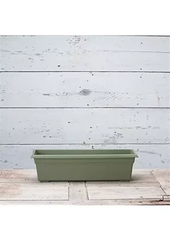 Novelty Countryside Flower Box, 24-Inch, Sage -Gardener Select Shop Belk 361