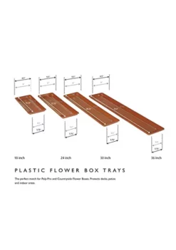 Novelty Flower Box Tray, 30 Inch, Sage -Gardener Select Shop Belk 413