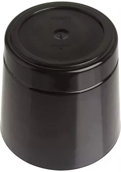 Novelty Full Depth Round Cylinder Black Pot, 8 inch -Gardener Select Shop Belk 417