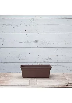 Novelty (#16193) Countryside Flower Box Planter, Brown 18" 10 Novelty (#16193) Countryside Flower Box Planter, Brown 18" -Gardener Select Shop Belk 424