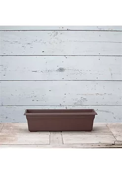 Novelty Countryside Flower Box, Brown, 24 Inch -Gardener Select Shop Belk 435