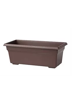 Novelty Countryside Flower Box, Brown, 24 Inch -Gardener Select Shop Belk 436