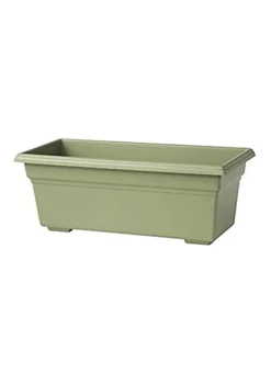 Novelty Countryside Flower Box, 18 Inch, Sage