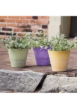 Novelty (#08061) Round Napa Planter, Sage, 6-Inch 10 Novelty (#08061) Round Napa Planter, Sage, 6-Inch -Gardener Select Shop Belk 490