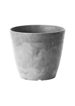 Novelty Manufacturing (#03120) Artstone Dolce Round Planter, 12" - Grey