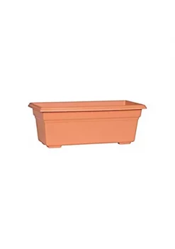 Novelty (#16245) Countryside Flower Box Planter, Terracotta - 24"