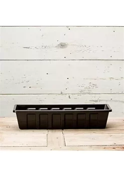 Novelty Polypro Plastic Flower Box Liner, 24 Black -Gardener Select Shop Belk 563