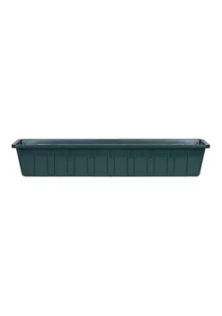 Novelty Polypro Plastic Hunter Green Flower Box Planter, 30 Inch 7 Novelty Polypro Plastic Hunter Green Flower Box Planter, 30 Inch -Gardener Select Shop Belk 572