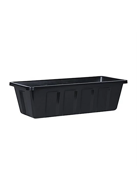 Novelty Poly-Pro Plastic Flower Box Planter - 18 Black 2 Novelty Poly-Pro Plastic Flower Box Planter - 18 Black - Image 2
