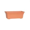Novelty Countryside Flower Box Planter, 18 Inch, Terracotta