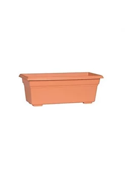 Novelty Countryside Flower Box Planter, 18 Inch, Terracotta