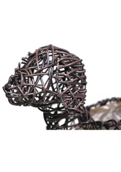 Gardener's Select GSARA815M Synthetic Rope Dog Planter Topiary, Brown, 13" 8 Gardener's Select GSARA815M Synthetic Rope Dog Planter Topiary, Brown, 13" -Gardener Select Shop Belk 612