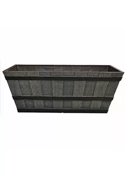 Gardener's Select GSAWBT22011 Whiskey Barrel Trough Planter, 22