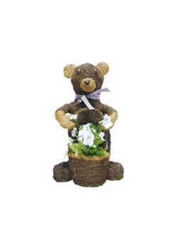 Gardener's Select RA818 Bear Brushwood Topiary, Brown