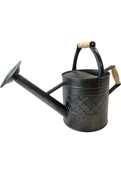 Gardener's Select W3002PM-JB Diamond Standard Watering Can, Black, 9.5 Liters