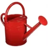Gardener's Select Metal Watering Can, Red - 3.5L (0.92 gallons)