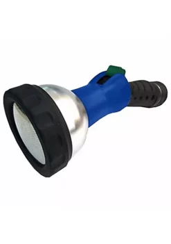 Gardener's Select W0597SALR-12UPA Torch Nozzle Shower Head, Blue, Silver