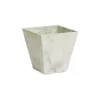 Novelty (#35080) Ella Square Planter, Artstone Collection, Mint - 10 inch