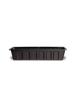 Novelty Poly-Pro Plastic Flower Box Planter, 36" Black