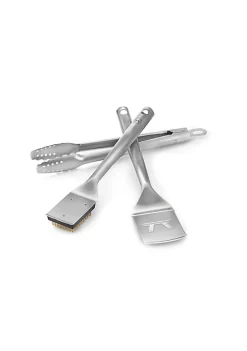 Outset Lux 3Pc Set(Spatla,Tong&Brush)