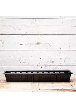 Novelty Poly-Pro Plastic Flower Box Planter, 36" Black -Gardener Select Shop Belk 93